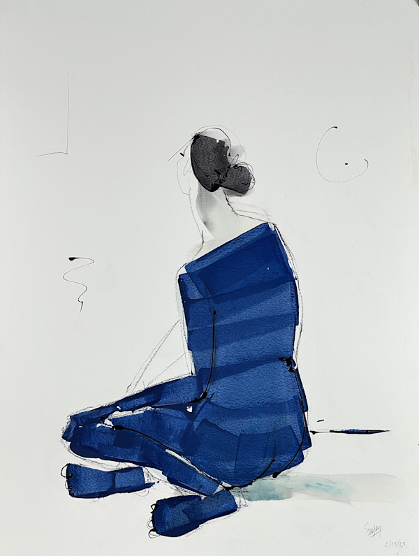 Bryn in Blue by Eric Saint Georges