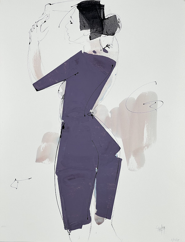 Bryn in Purple by Eric Saint Georges