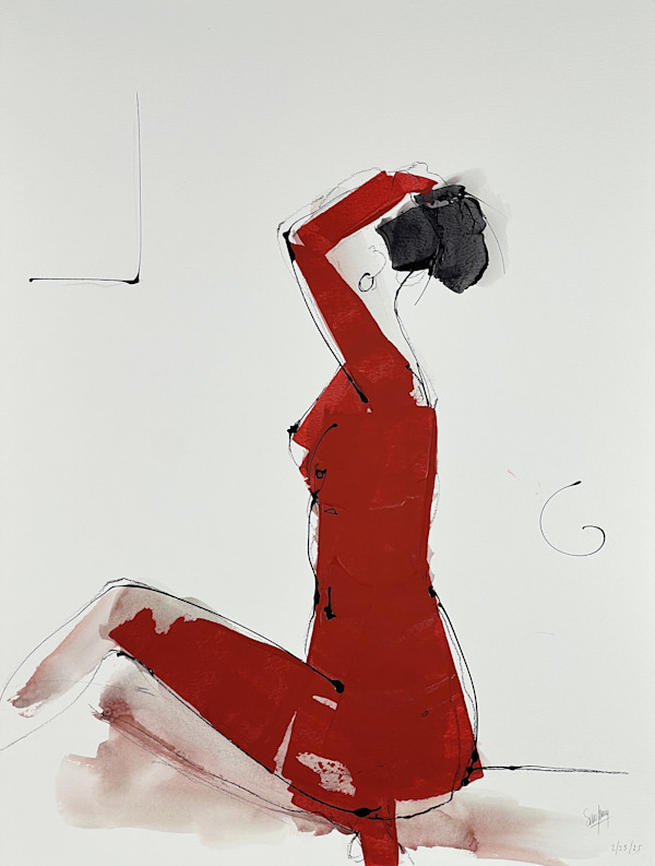 Bryn in Red by Eric Saint Georges
