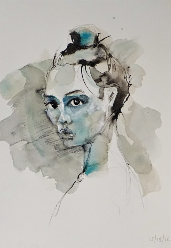 Portrait in Blue by Eric Saint Georges