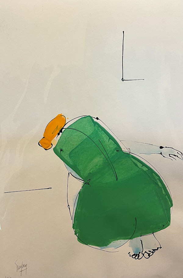 Gesture in green by Eric Saint Georges