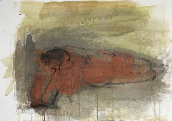 Reclining in Red by Eric Saint Georges