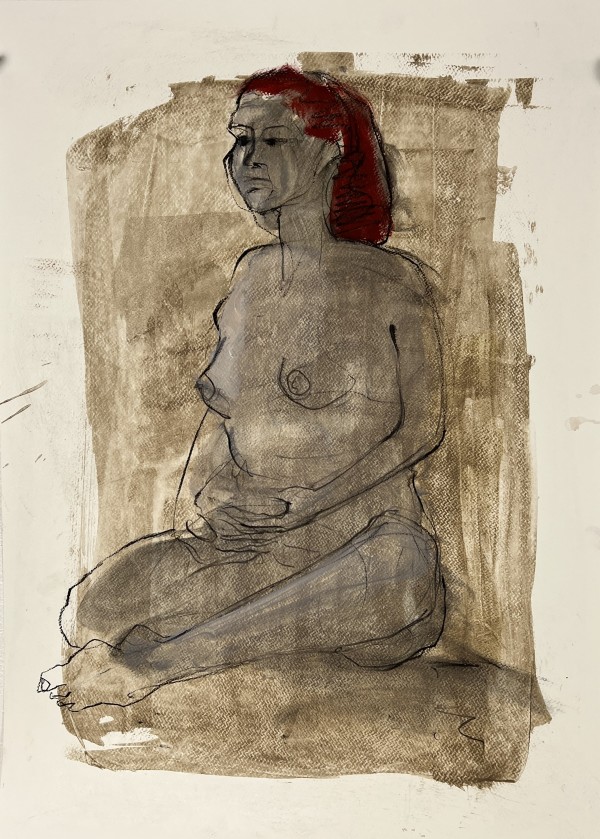 Woman sitting by Eric Saint Georges