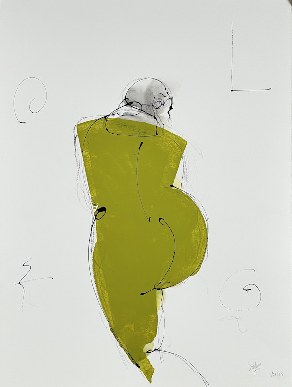 Karly in Olive Green by Eric Saint Georges