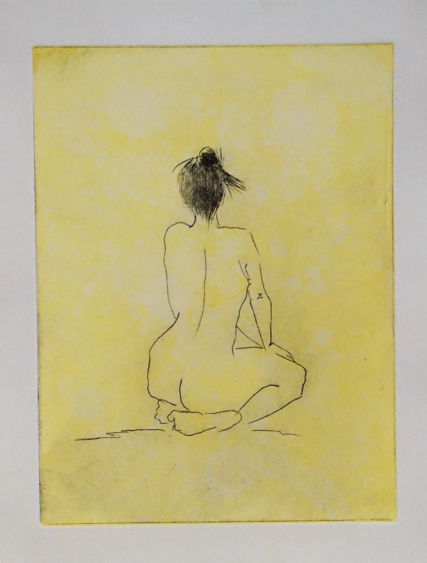 Woman Sitting Proof #4 by Eric Saint Georges