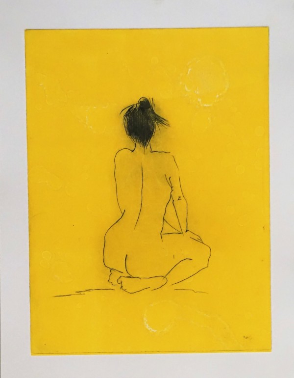 Woman Sitting Proof #3 by Eric Saint Georges