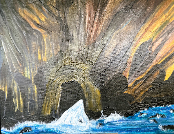 Mysterious Cave by Glynell Art