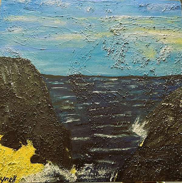 Cliff View by Glynell Art