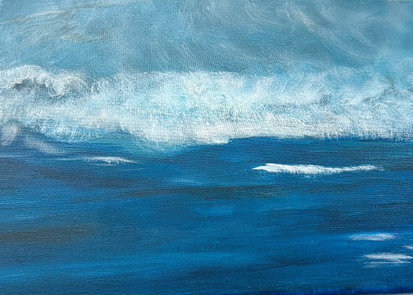 Crashing Wave by Glynell Art