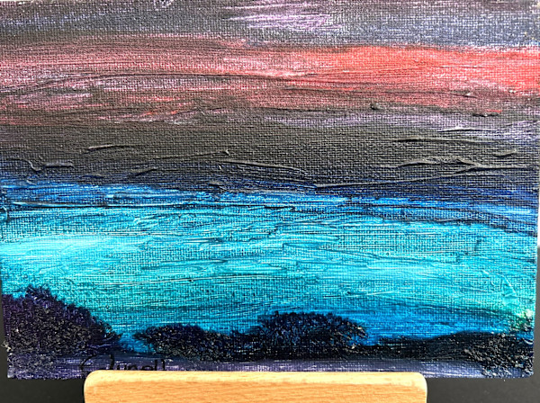 Dark Sea by Glynell Art