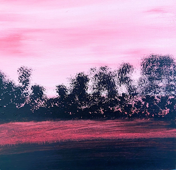 Garden at Sunset by Glynell Art