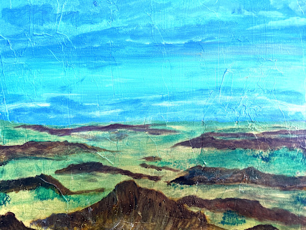 Hills and Hollows  Textured by Glynell Art