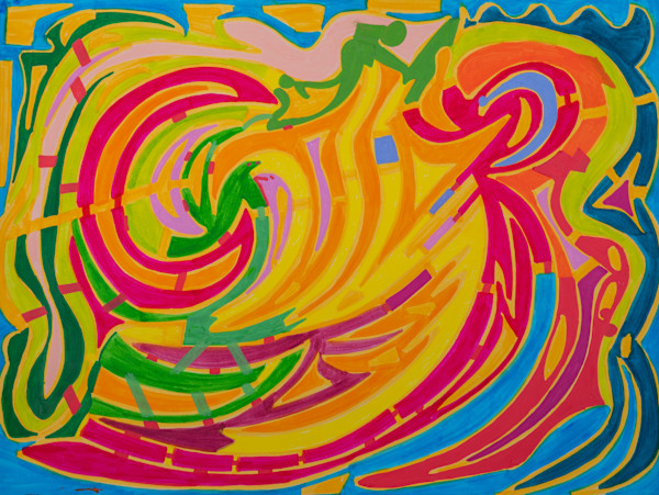 "Growth of the Artist" by Marcel Roche, Image 1.