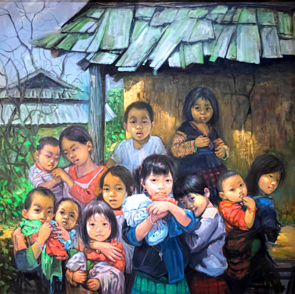 Ethnic children by Bùi Văn Tuất
