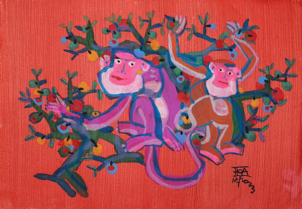 Year of the Monkey by Đặng Xuân Hòa
