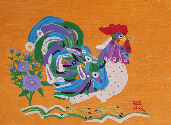 Year of the Rooster by Đặng Xuân Hòa