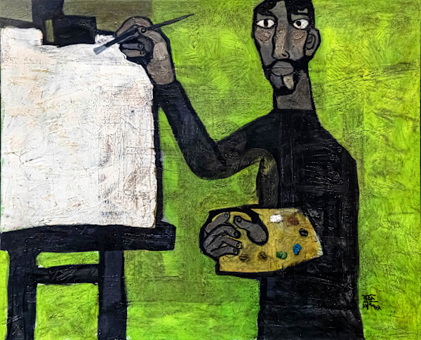 Chân Dung Tự Họa - Self Portrait 6 by Đặng Xuân Hòa