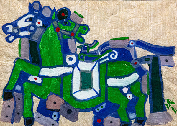 Horses by Đặng Xuân Hòa