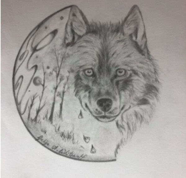 Takaya the Lone Wolf by Yuliya Aurelius Whitewolf