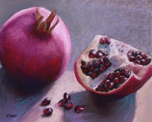 Pomegranate II (Framed) by Vanessa Turner