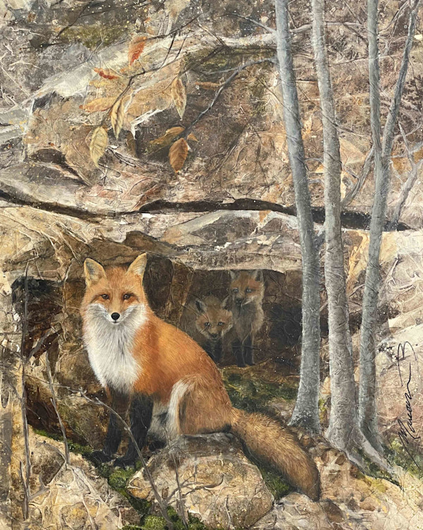 Camouflage-renards by Manon Bédard