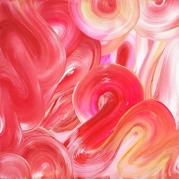 Red Hot Swirls 2023 by Jo Claire Hall