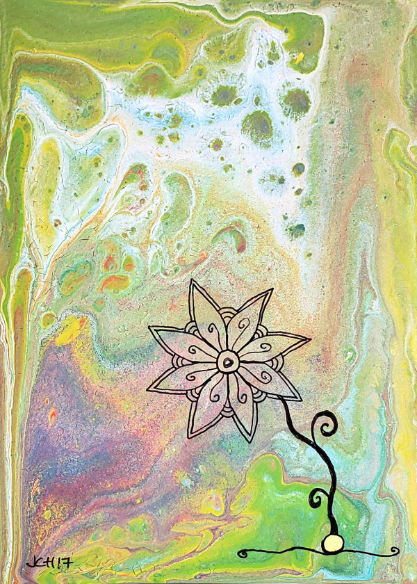 Green Flower Pour 2017