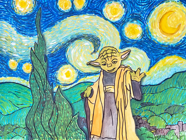 Starry Night Yoda 2020