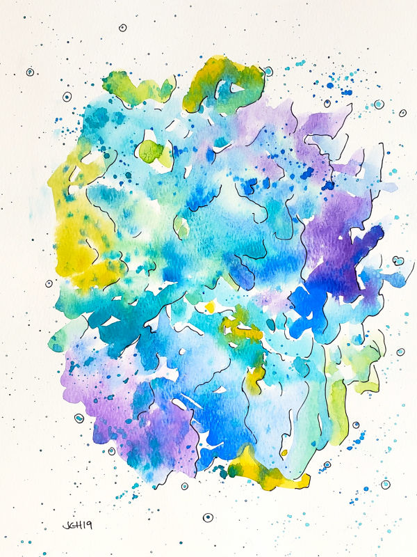 Abstract Watercolor 2019