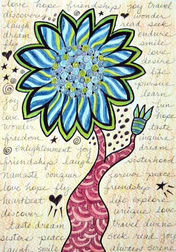 Blue Flower Inspiration 2012