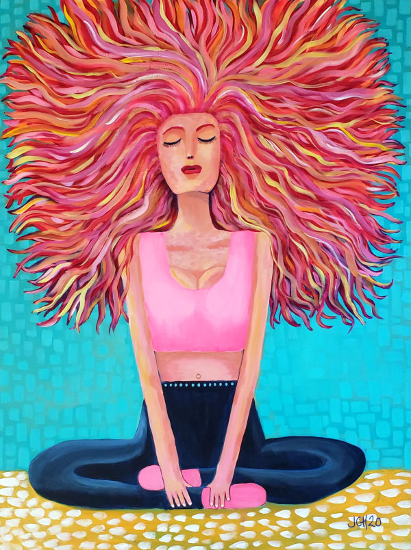 Meditation in Pink 2020 by Jo Claire Hall
