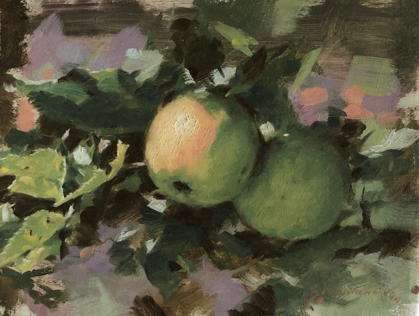 Green apples by Peter Schaumann