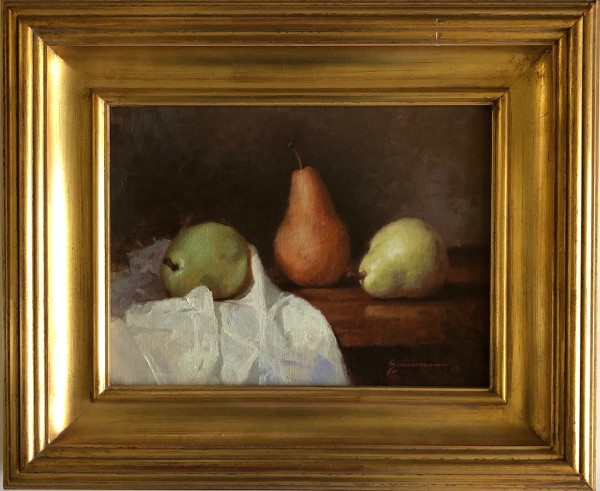 Pears (framed) by Peter Schaumann