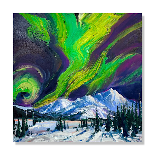 Northern Lights over Jasper by Samantha Williams-Chapelsky