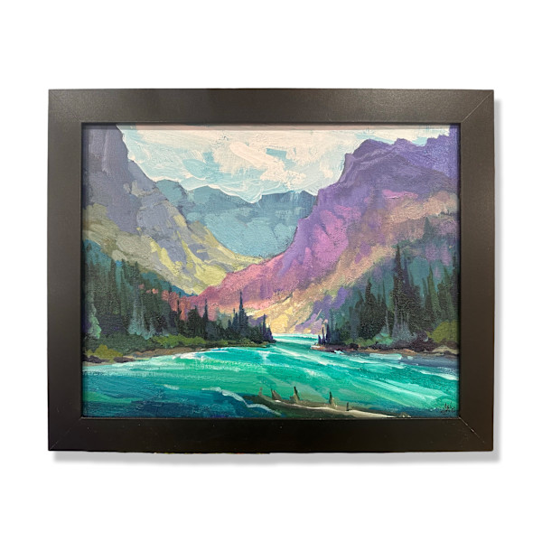 Light dance in the mountains by Samantha Williams-Chapelsky