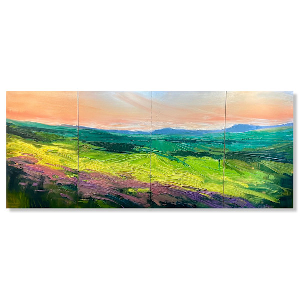 Running towards the daylight (4 panels) by Samantha Williams-Chapelsky, Image 7.