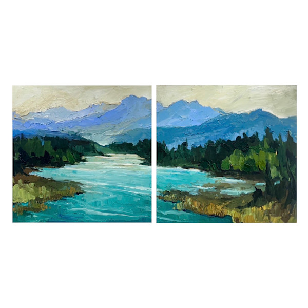 Between water and sky (diptych) by Samantha Williams-Chapelsky, Image 10.