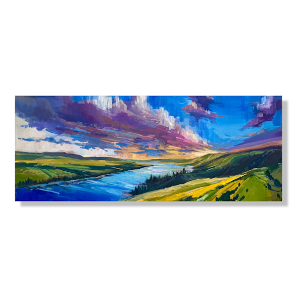 Cloud Dance over the Edmonton River Valley by Samantha Williams-Chapelsky