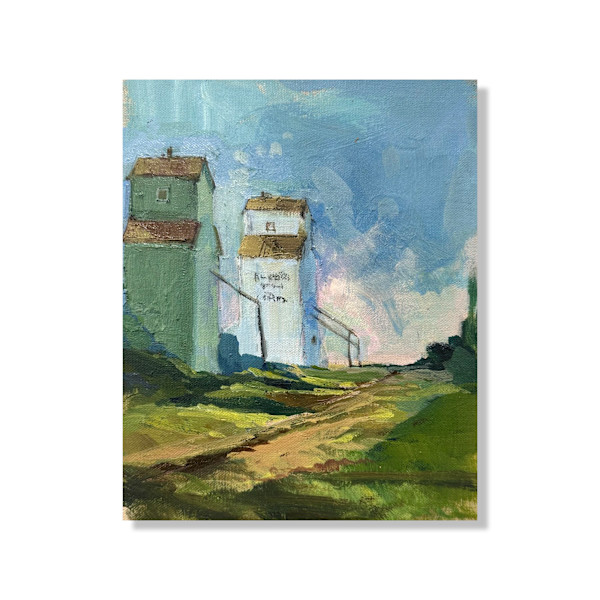 Grain Elevators in St. Albert by Samantha Williams-Chapelsky