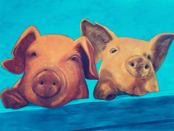 Two Little Piggies by Carol Wright