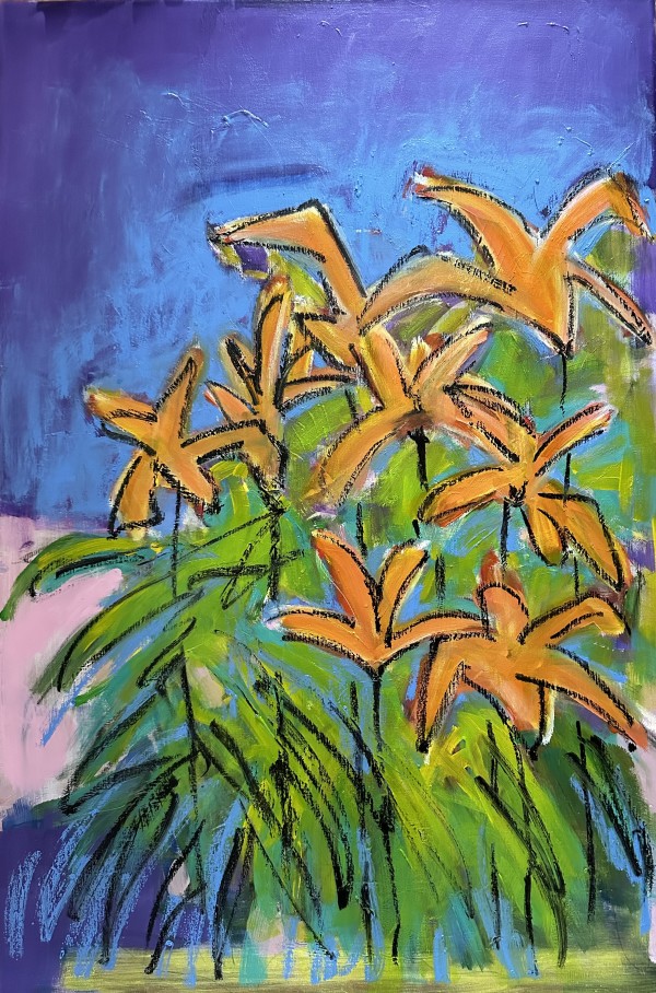 Day Lilies by Marlene Roy