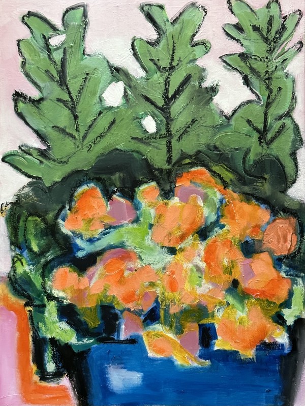 Patio Flowers by Marlene Roy