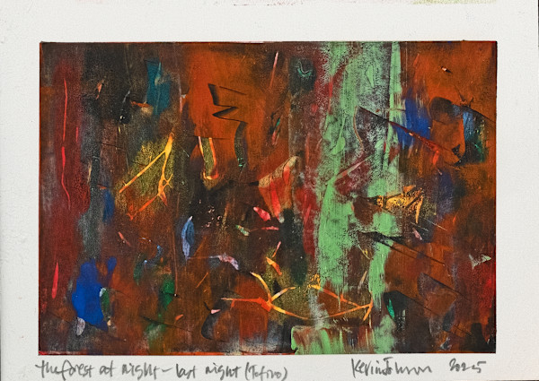 the forest at night. last night (Tofino) by Kevin Johnson