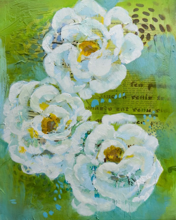 Flower Music Series Ranunculus by Linda McClure
