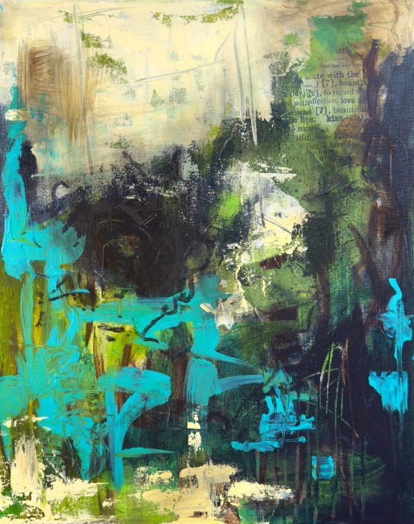 Walking in the Leaves at the End of Winter by Linda McClure