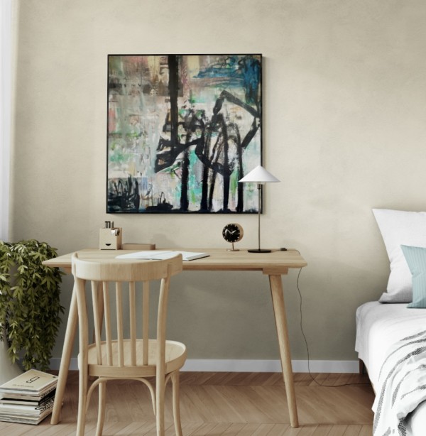 Hurdling Dark Times by Lori Johnson Fine Art