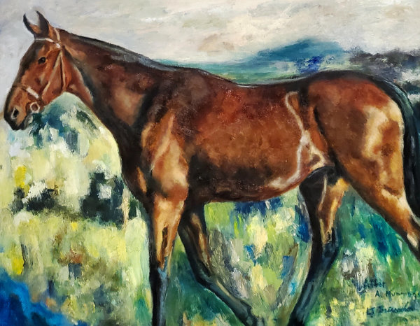 Master Copy -  Patrick - After Alfred Munnings by Linda Briesacher