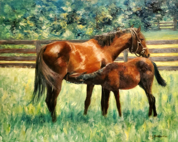 Blessed Be the Broodmares by Linda Briesacher