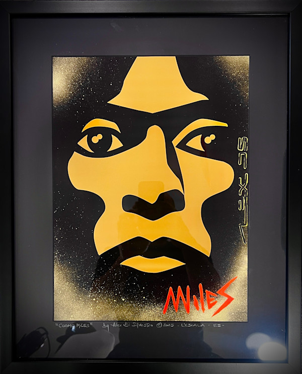 COSMIC MILES / original mixed media by Alex Di Silvestro