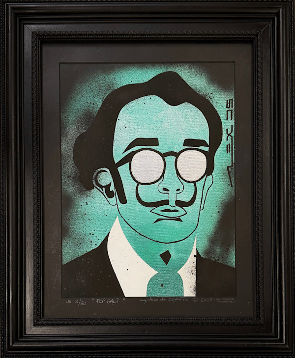 POP /  LE - hand finished - framed 2 by Alex Di Silvestro